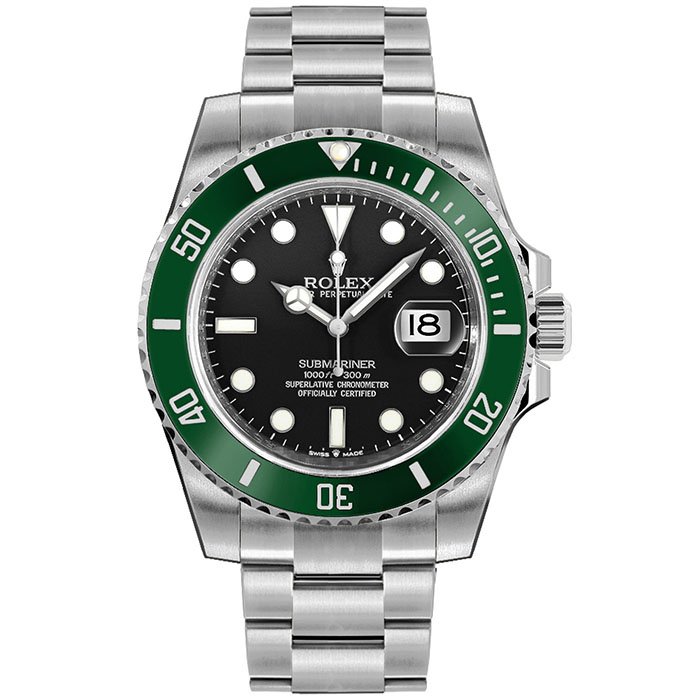 Rolex Submariner Date Starbucks Green Bezel Men Watch