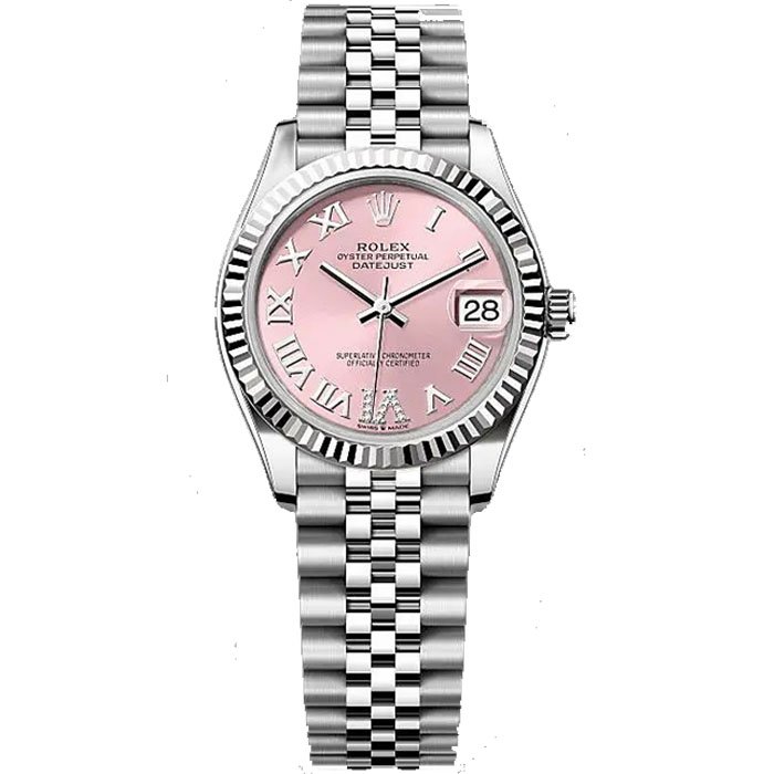 ROLEX Datejust 28 Oyster, 28 mm, Oystersteel and white gold Women Watch