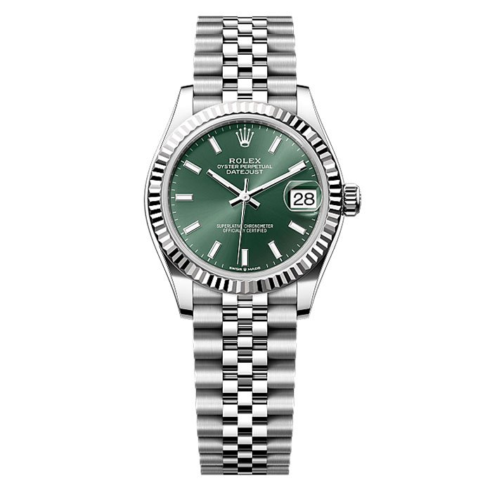 Rolex Datejust 28 Oyster, 28 mm, Oystersteel and white gold Women Watch