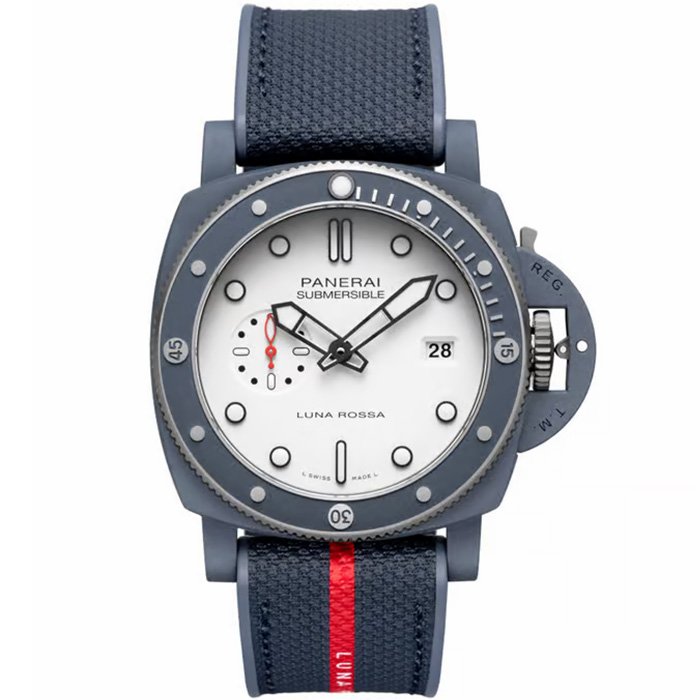 Panerai Submersible QuarantaQuattro Luna Rossa Ti-Ceramitech Men Watch