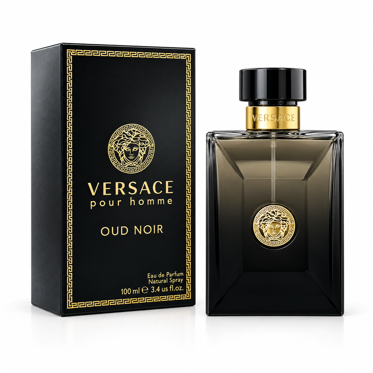 Versace Pour Homme Oud Noir Eau de Parfum 100ml for Men – Luxury Fragrance