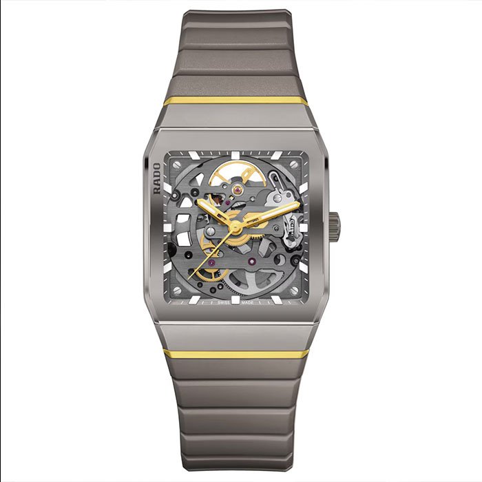RADO Anatom Unisex Automatic Grey Dial Analog Rubber Watch